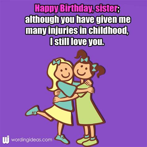 happy birthday sister funny